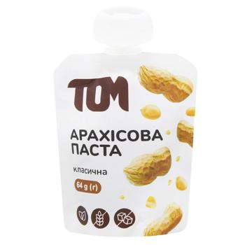 Tom Classic Peanut Paste 64g - buy, prices for NOVUS - photo 1
