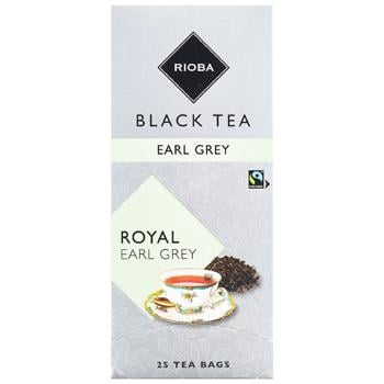 Чай чорний Rioba Royal Earl Grey 1,5г*25шт - купити, ціни на METRO - фото 1