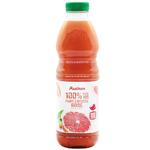 Auchan Natural Juice of Pink Grapefruit 1l