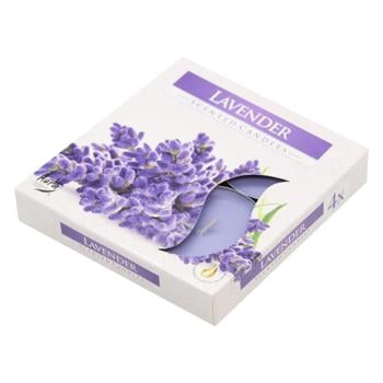 Bispol Lavender Candle 4pcs - buy, prices for MegaMarket - photo 2