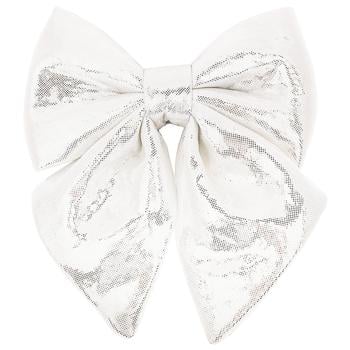 BonaDi Decorative Bow 16cm Silver - buy, prices for - photo 1