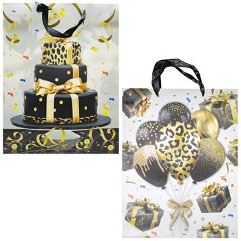 Пакет подарунковий паперовий 30*39*12см 052L-5985 - купити, ціни на КОСМОС - фото 1