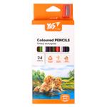 Олівці кольорові Yes Orange Line з точилкою 24шт