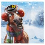 Салфетки столовые Silken Символ года 3-слойные 33*33см 18шт