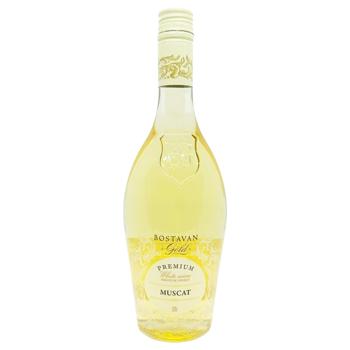 Вино Bostavan Gold Мускат белое полусладкое 11,5-13,5% 0,75л - купить, цены на КОСМОС - фото 1