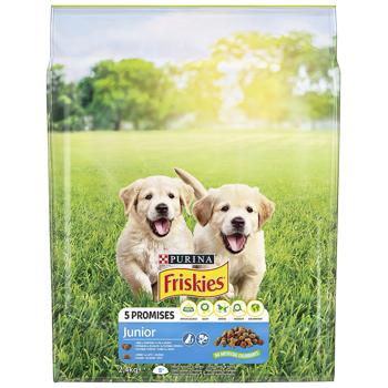 Friskies Junior Dry Food for Puppies with Chicken, Vegetables and Milk 2.4 kg - buy, prices for Tavria V - photo 2