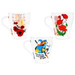 Cup glass 280ml Ukraine