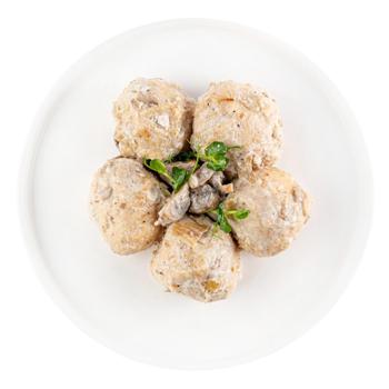 Митболы куриные в сливочно-грибном соусе - купить, цены на Таврия В - фото 1