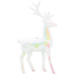 Прикраса Chomik Олень 9*15см білий