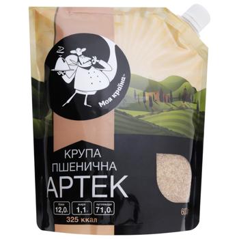 Крупа пшеничная Моя Країна Артек 600г - купить, цены на КОСМОС - фото 1