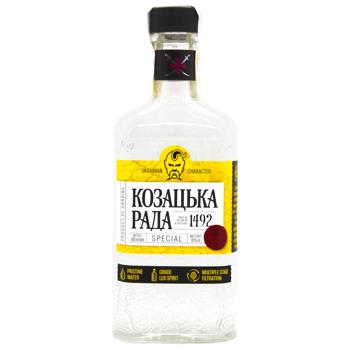 Водка особенная Казацкая Рада Special 0,5л 40%