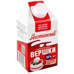 Yagotynsky Ultra-Pasteurized Cream 33% 500g