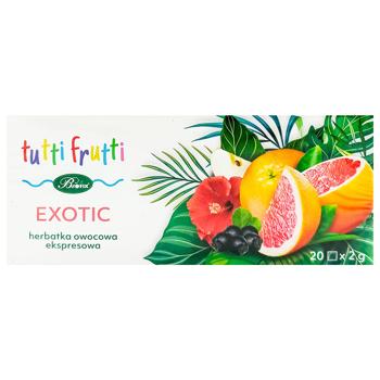 Чай фруктовий Bi Fix Tutti Frutti Exotic Express Fruit 2г*20шт - купити, ціни на Чудо Маркет - фото 2