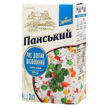 Khutorok Panskyi Long Grain Milled Rice 4*100g