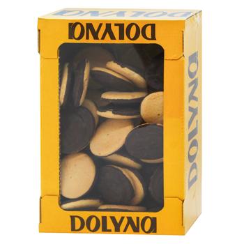 Dolyna Galicia Butter Cookies with Orange-flavored Jelly in Confectionery Glaze 500g