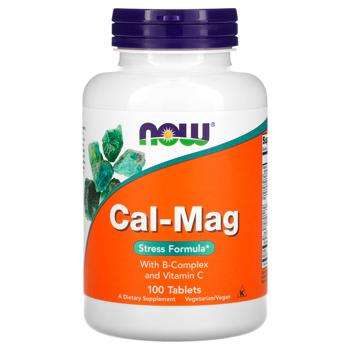 Now Foods Cal-Mag Calcium and Magnesium 100 tablets - buy, prices for Biotus - photo 1