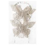 Прикраса ялинкова Метелики шампань 2шт 17см