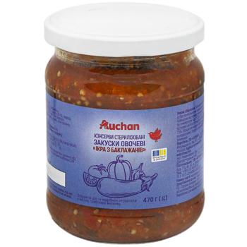 Auchan Eggplant Paste Vegetable Appetizer 470g - buy, prices for Auchan - photo 1