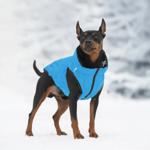 Курточка для собак AiryVest Uni р.S38 блакитний-чорний