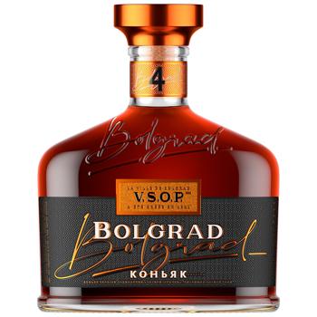 Bolgrad Ukrainian Ordinary 4 Years Cognac 40% 0.5l - buy, prices for Ideal - photo 1