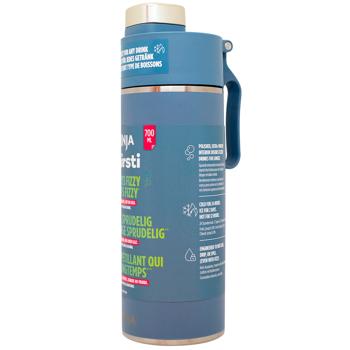 Термопляшка Ninja Thirsti 700мл блакитний - купити, ціни на WINETIME - фото 2