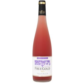 Freegold Moscatel Valencia DO Rose Sweet Wine 11% 0.75l - buy, prices for Auchan - photo 1