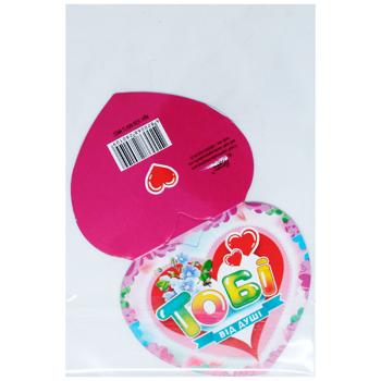 Postcard for Valentine's Day Small 65x55mm - buy, prices for Chudo Market - photo 8