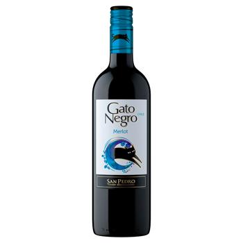Gato Negro Merlot Red Dry Wine 13% 0.75l