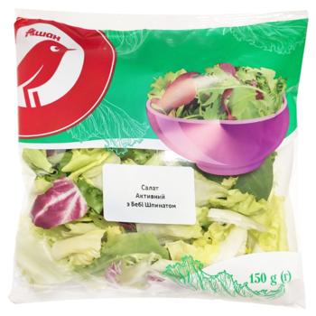 Auchan Active Salad with Baby Spinach 150g