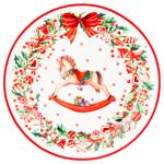 Bona Di Christmas Fantasy Porcelain Dinner Plate 26.2cm