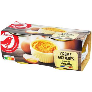 Auchan Vanilla Cream-dessert 100g - buy, prices for - photo 2