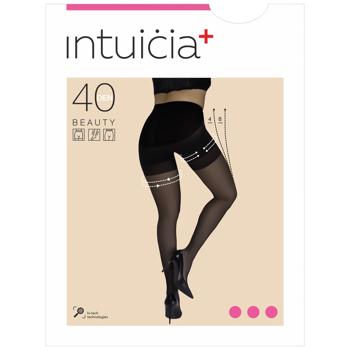 Колготки Intuicia Beauty 40Den Black р.XXL-XXXL - купить, цены на - фото 1