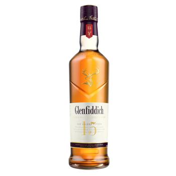 Glenfiddich 15yo Whisky 40% 0.7l - buy, prices for AlcoHub - photo 1