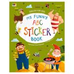 Книга з наліпками Ранок АРТ English for Kids My Funny ABC Sticker Book