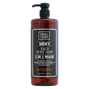 Dead Sea Shower Gel Man's Sandalwood 1l - buy, prices for METRO - photo 1