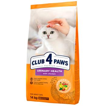 Club 4 Paws Premium Dry Food with Chicken for Cats with Urinary Tract Diseases 14kg - buy, prices for MasterZoo - photo 1