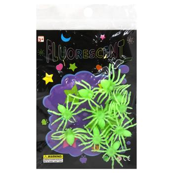Carnival Phosphor Spiders Holiday Decoration