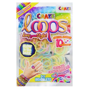 Набор для творчества Craze Loops Резиночки для плетения 100шт в ассортименте - купить, цены на NOVUS - фото 4