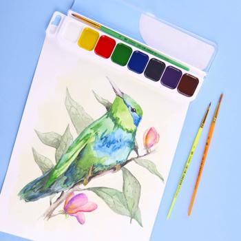 Фарби акварельні Yes Minecraft Медові 8 кольорів - купити, ціни на NOVUS - фото 8