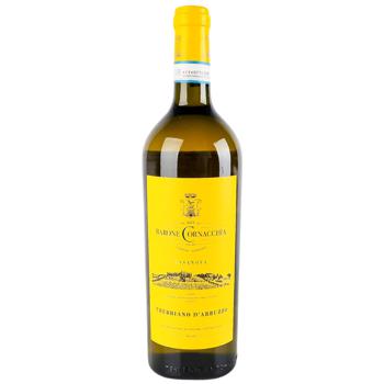 Вино Barone Cornacchia Trebbiano d'Abruzzo белое сухое 12,5% 0,75л - купить, цены на METRO - фото 1