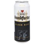 Пиво Frankfurter Schwarzbier 0,5л з/б 5% И215 (Німеччина)