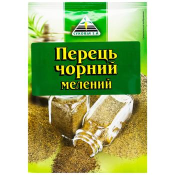 Перець чорний Cykoria S.A. мелений 20г Перець чорний Cykoria S.A. мелений 20г - купити, ціни на - фото 1
