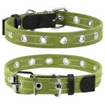 Collar Canvas Dimensionless Dog Collar 41cm/20mm Green