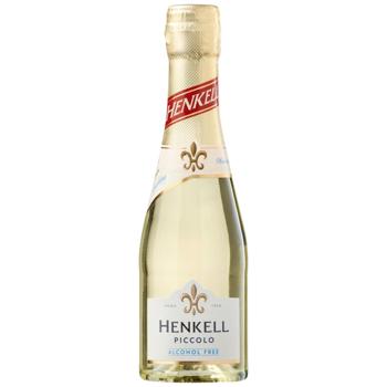 Вино деалкоголізоване Henkell Piccolo AlcoholFree біле напівсолодке 0% 0,2 л - купить, цены на Эпицентр FOOD - фото 1