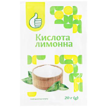 Кислота лимонная Auchan 20г