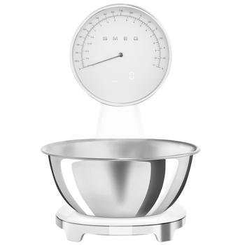 Весы кухонные Smeg 50x цифро-аналоговые белые - купить, цены на WINETIME - фото 1