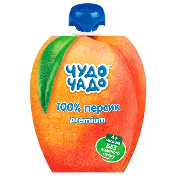 Chudo-Chado Peach Puree No added sugar 90g