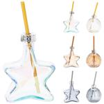 Cold Drink Jar with Straw 200ml in assortment