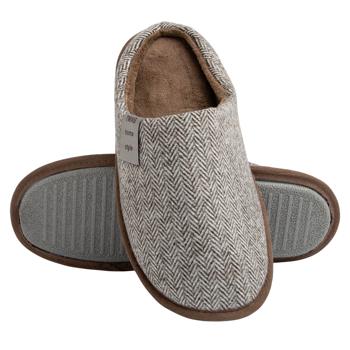 Капці домашні Twins Elegant чоловічі напівчешки р.40-41 коричневий