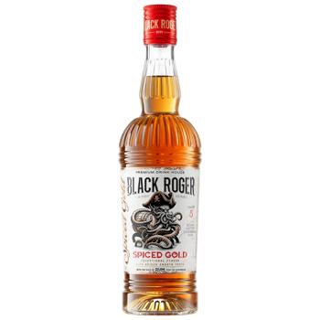 Ромовий напій Black Roger Spiced Gold 35% 0,5л - купити, ціни на Ідеал - фото 1